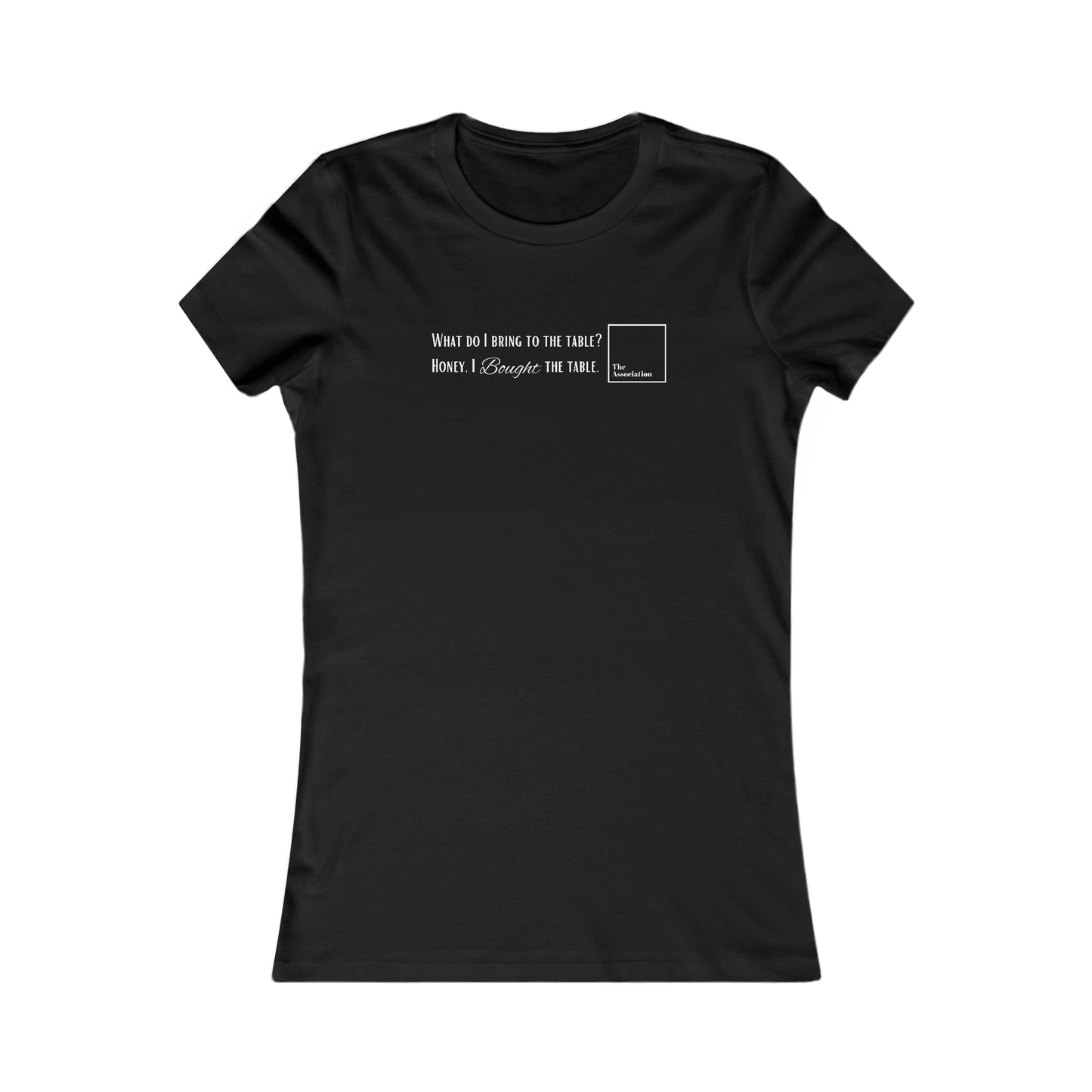 Slim Fit Women's T-shirt - Table