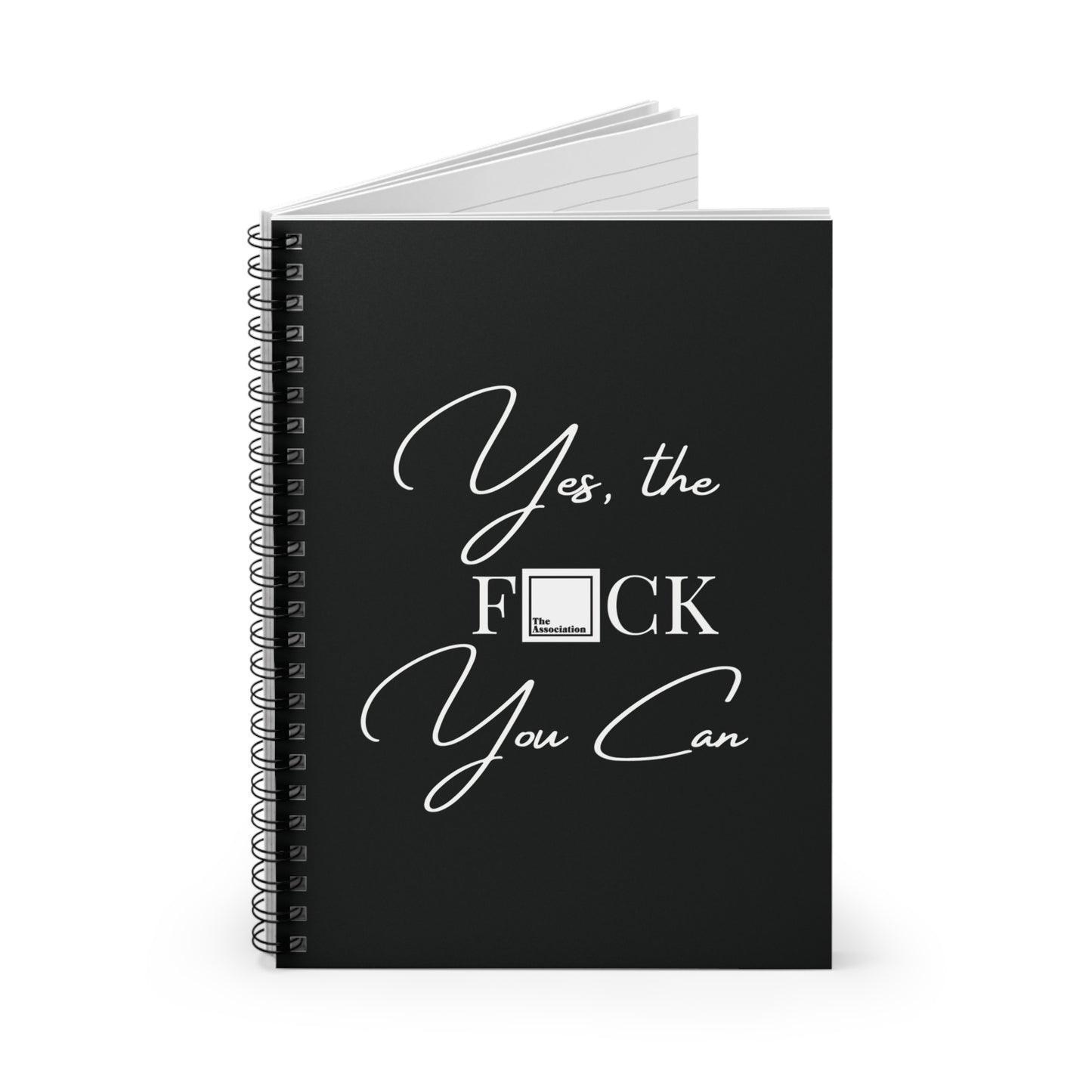 Spiral Notebook, Ruled Line - Yes You Can