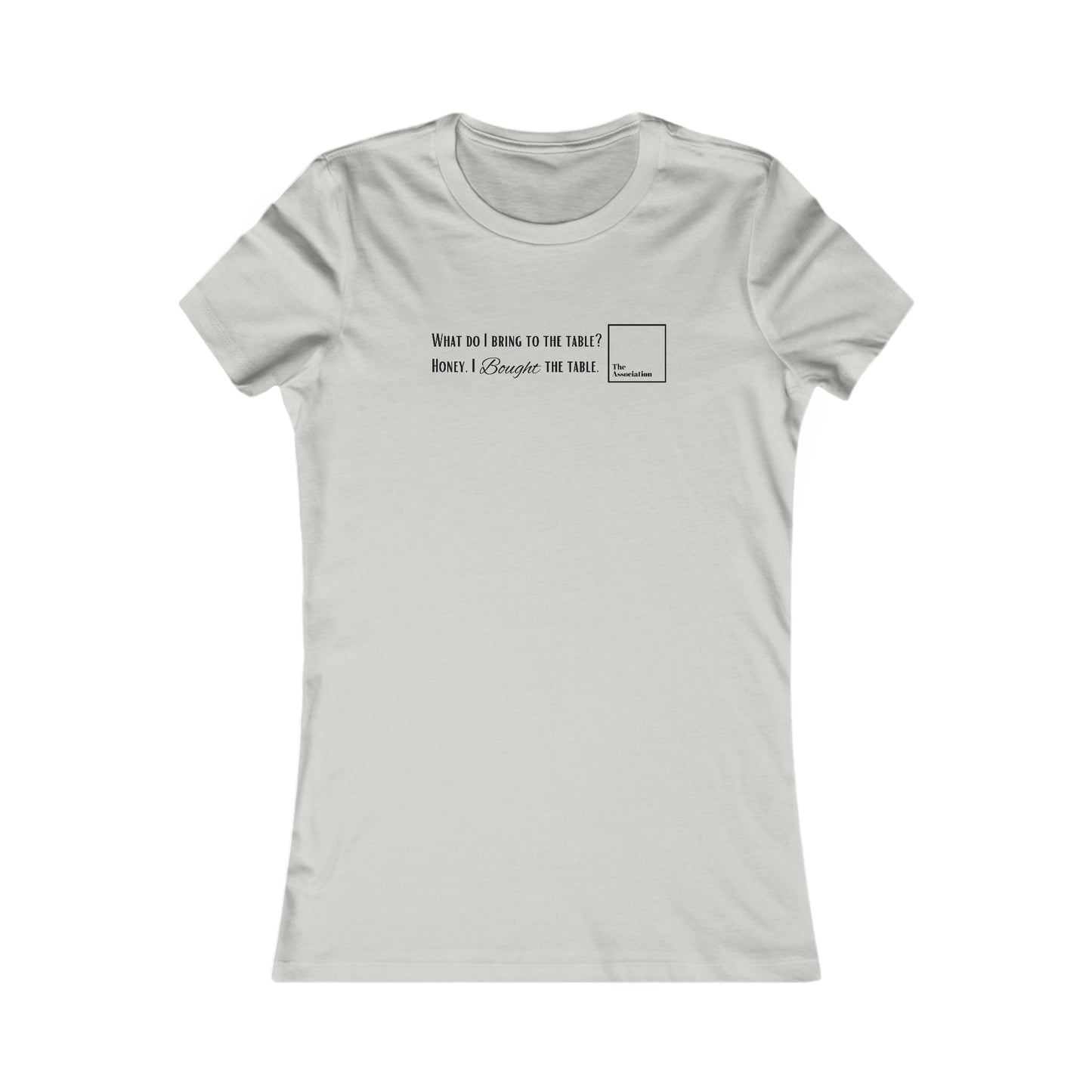 Slim Fit Women's T-shirt - Table