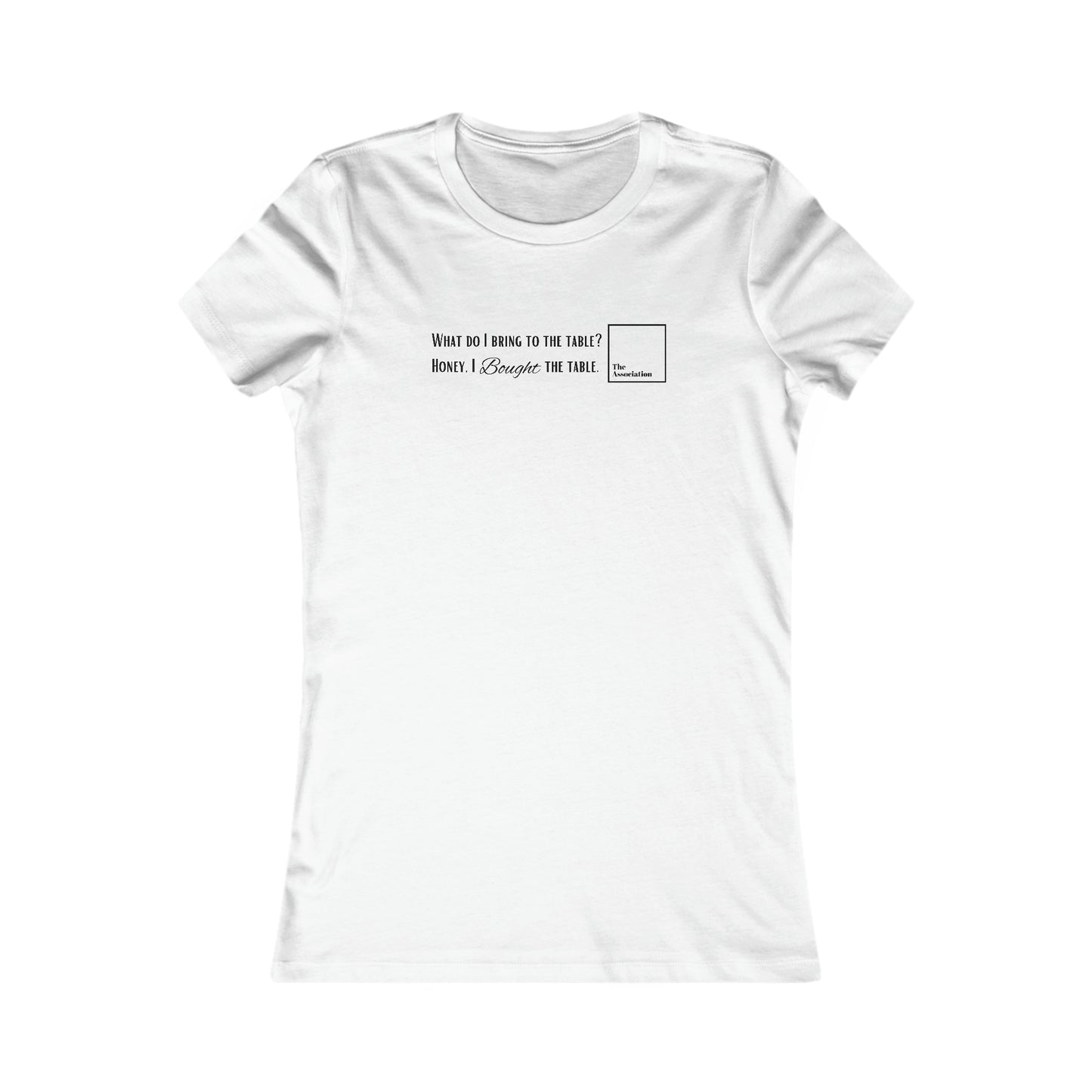 Slim Fit Women's T-shirt - Table