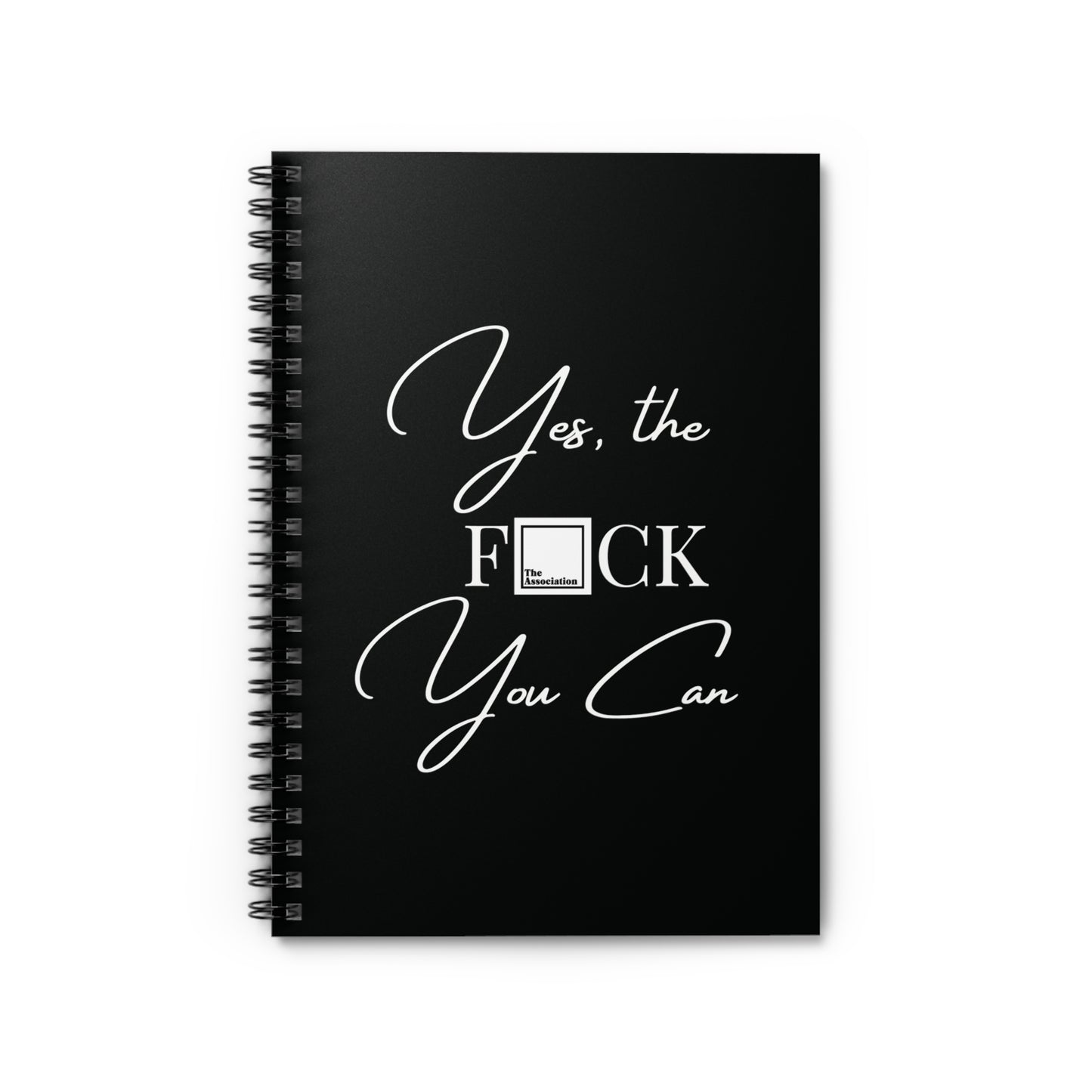 Spiral Notebook, Ruled Line - Yes You Can